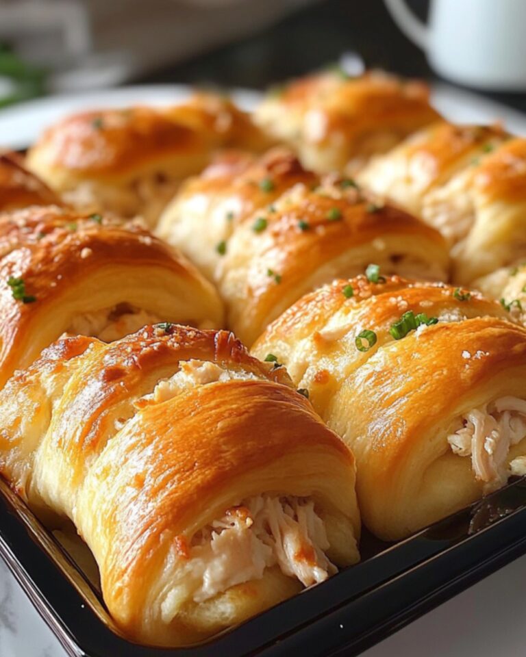 Chicken Stuffed Crescent Rolls