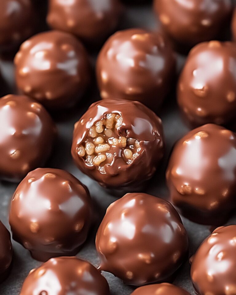 Chocolate Peanut Butter Balls 🍫🥜