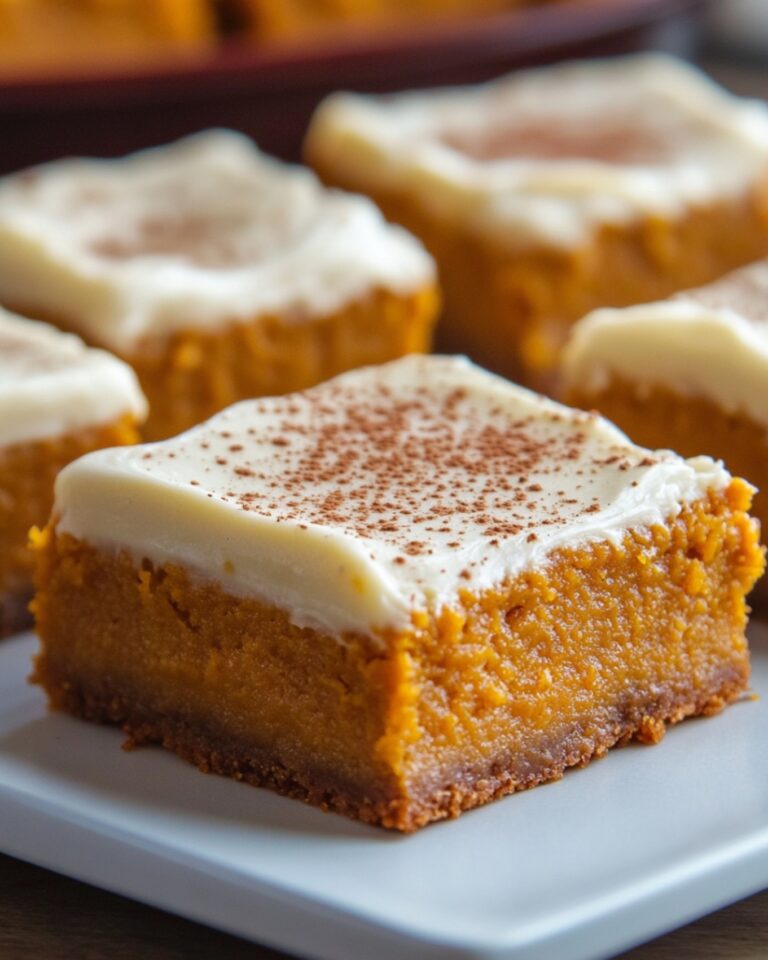 Pumpkin Bars with Cream Cheese Frosting