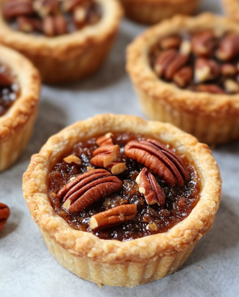 Mini Pecan Pies 🥧❤️