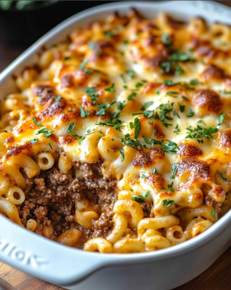 Cheeseburger Casserole 🍔🧀