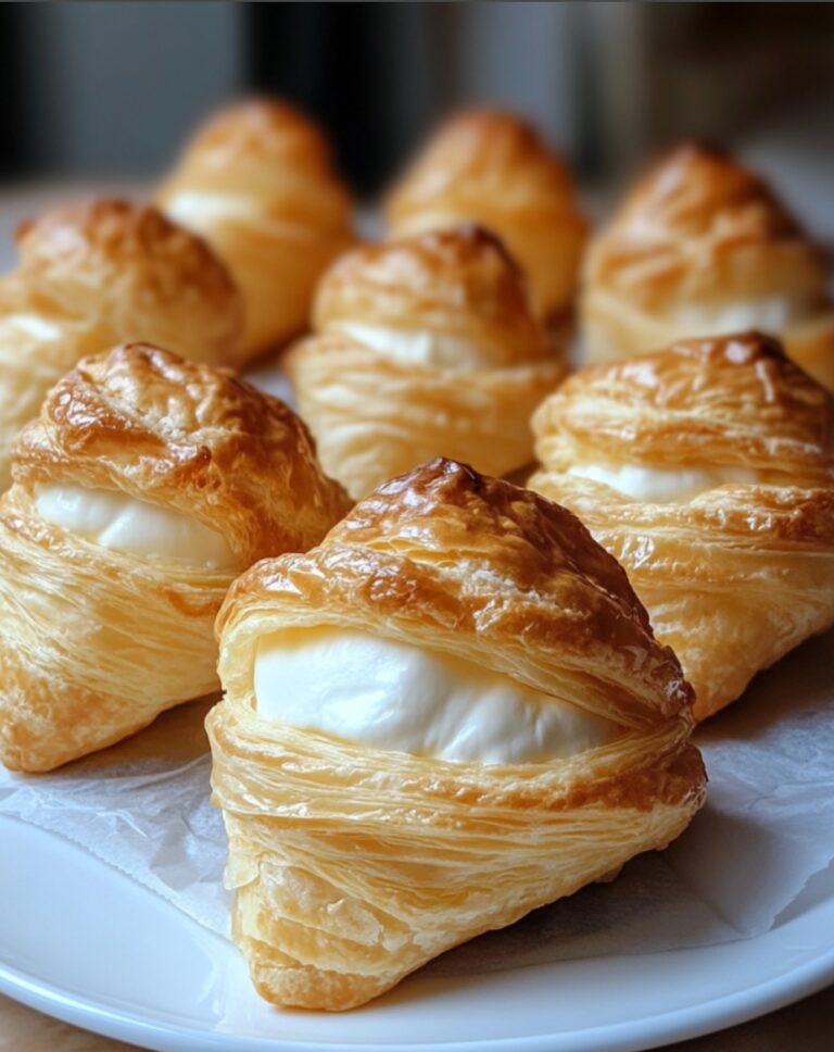  Cream-Filled Puff Pastry Horns Recipe 