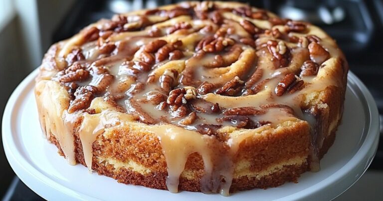 Cinnabon Cinnamon Roll Cake