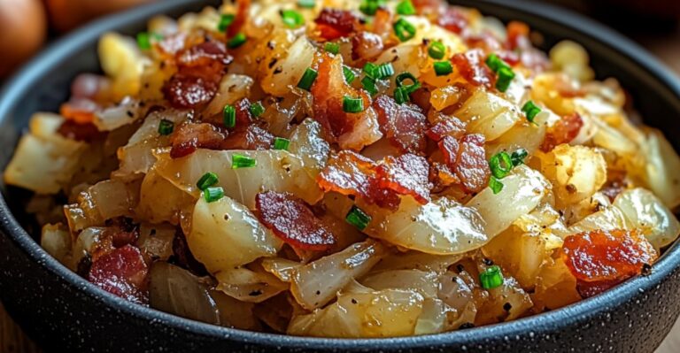 Fried Cabbage with Bacon